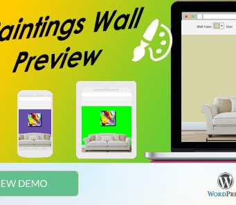 WooCommerce Paintings Wandvorschau – Popup –