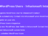 WordPress Benutzer - Infusionsoft Integration | WordPress-Benutzer - Keap CRM-Integration