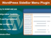 WordPress SideBar Menü Plugin