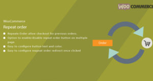 WordPress WooCommerce Repeat Order Plugin