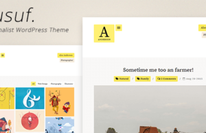 Yusuf – Minimalistisches WordPress-Template