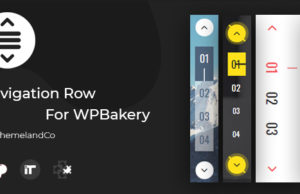 Zeilennavigation für WPBakery Page Builder (Visual Composer)