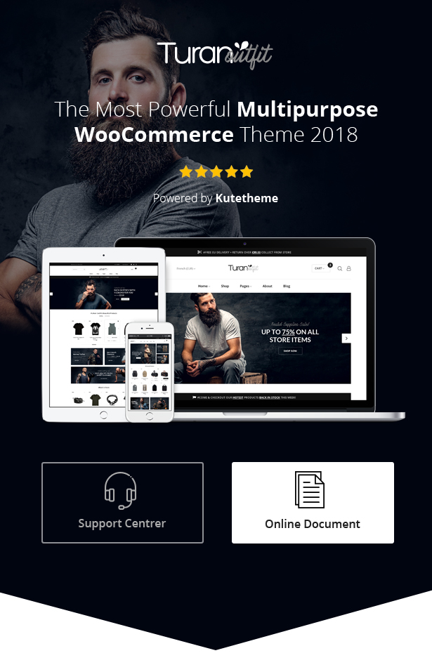 Turan - Mehrzweck WooCommerce WordPress Layout - 1