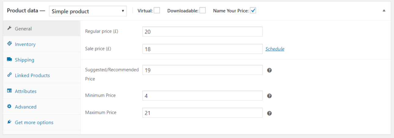 WooCommerce Nennen Sie Ihren Preis