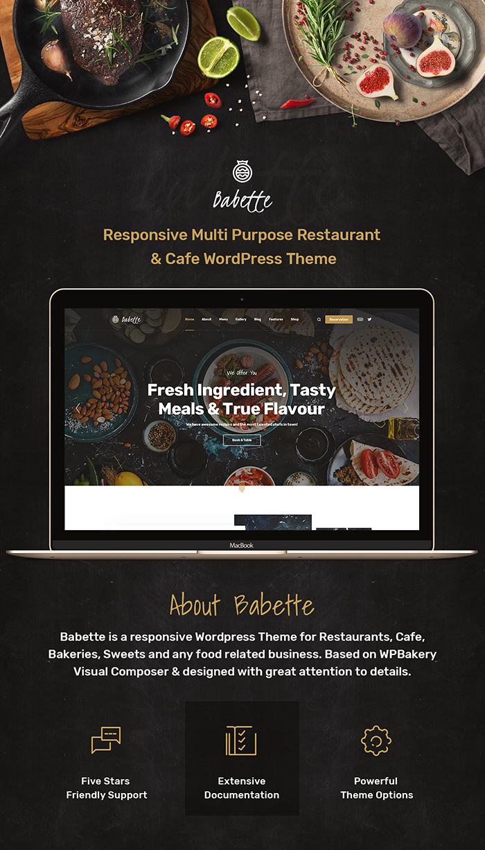 Babette - Restaurant & Cafe WordPress Vorlage - 4