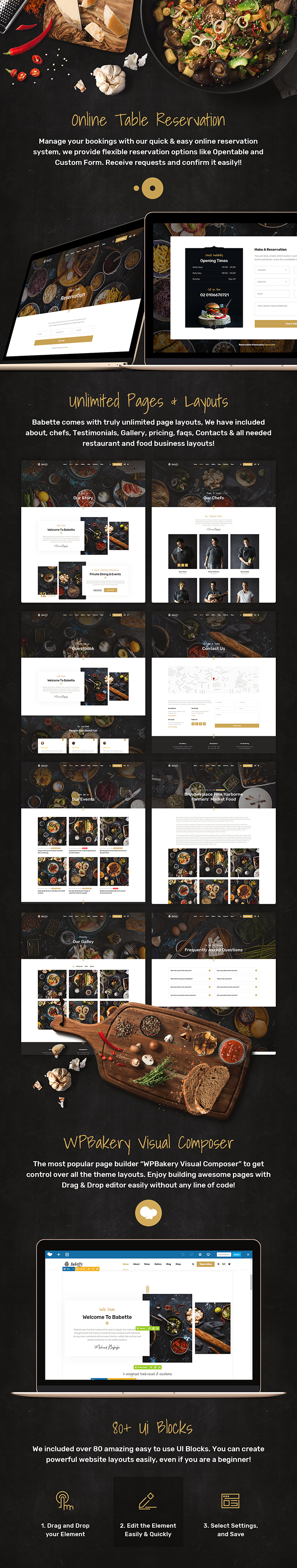 Babette - Restaurant & Cafe WordPress Vorlage - 8