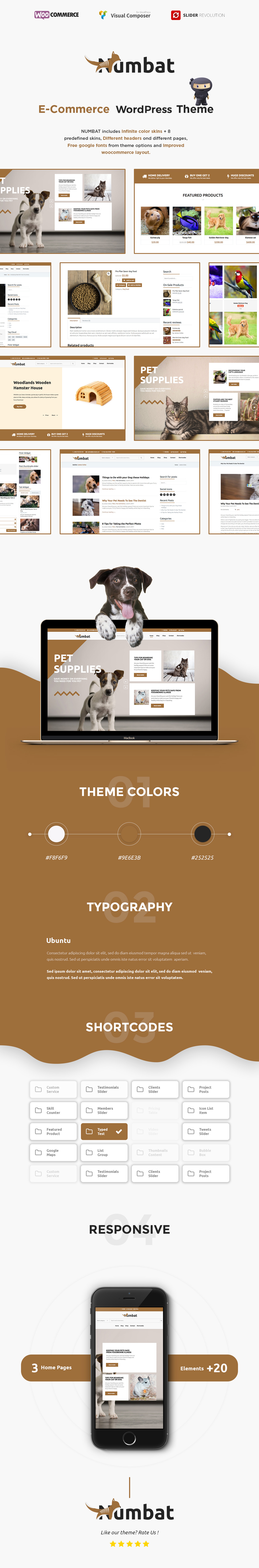 Numbat - Tierhandlung WooCommerce WordPress Theme - 2