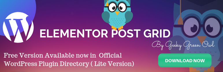 Elementor Post Grid von Geeky Green Owl - 1