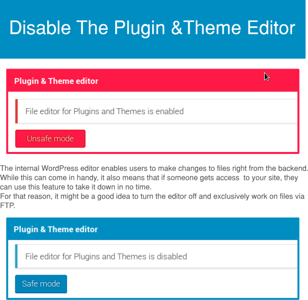 Disable-Editor