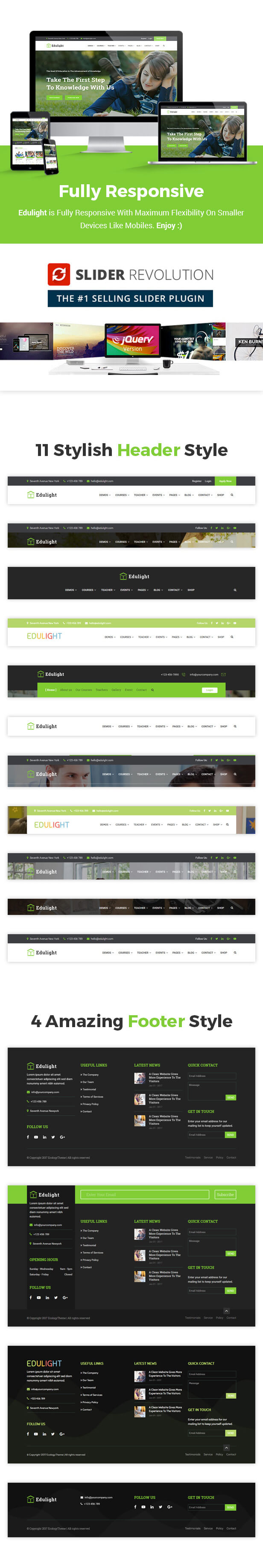 EduVision - Bildung WordPress Vorlage