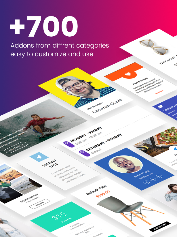 Unbegrenzte Anzahl von Elementen für Elementor Page Builder - 2