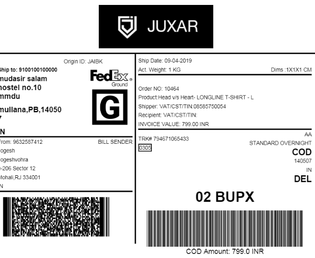 Fedex Sendung für Woocommerce - 6