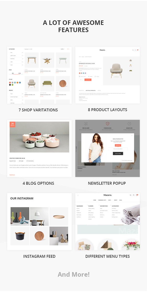 Mazano - Trendy Responsive WordPress Template - 5