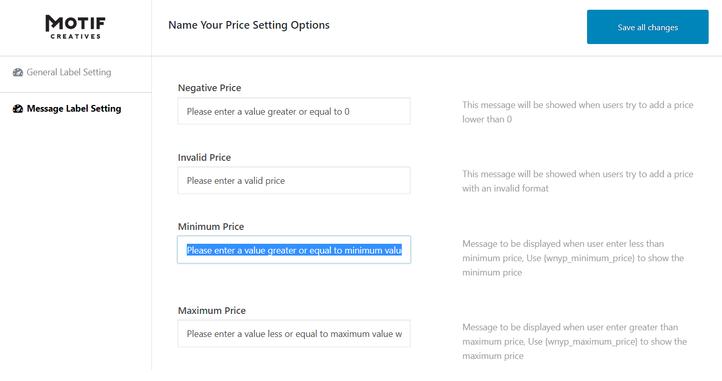WooCommerce Nennen Sie Ihren Preis