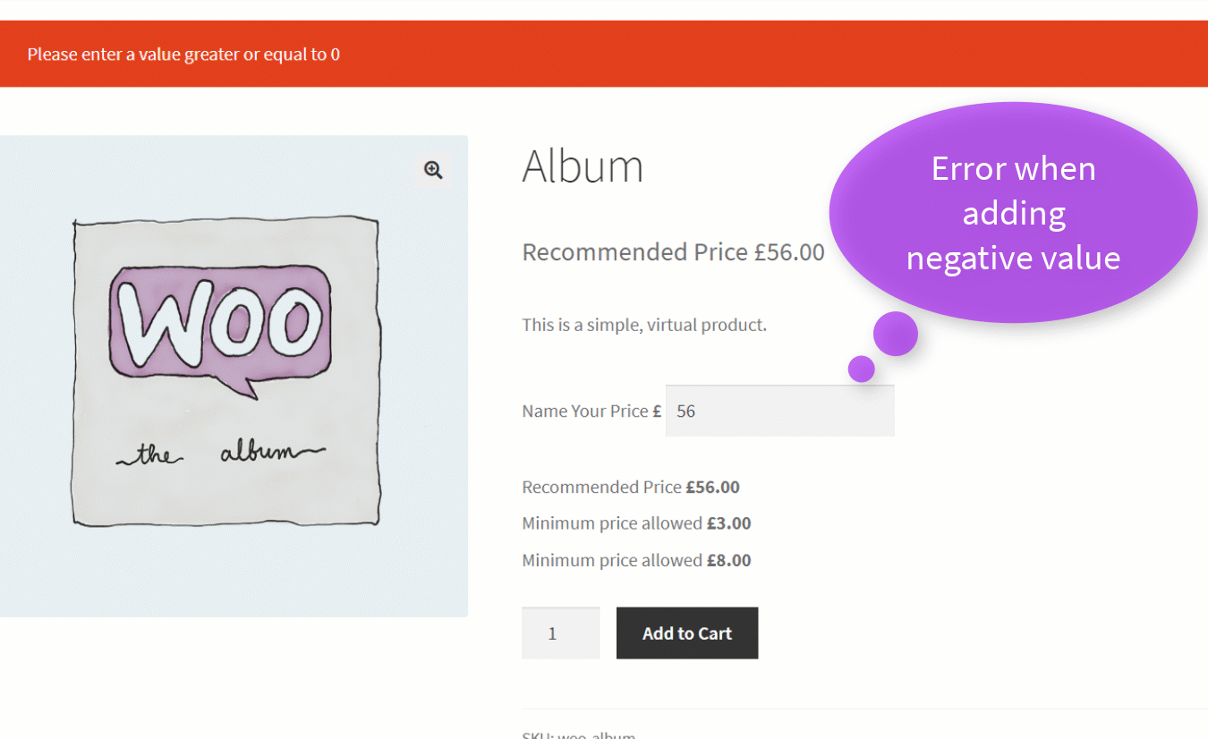 WooCommerce Nennen Sie Ihren Preis