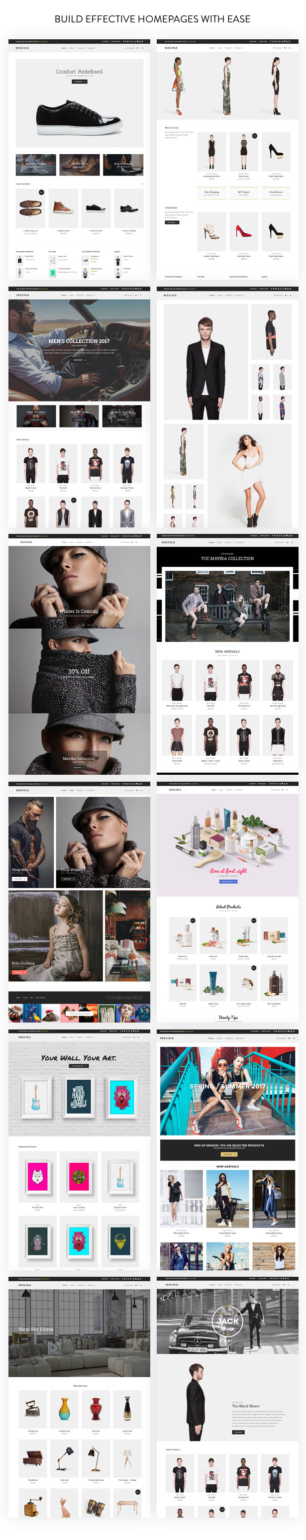 Mavika - WooCommerce Shop Layout - 2