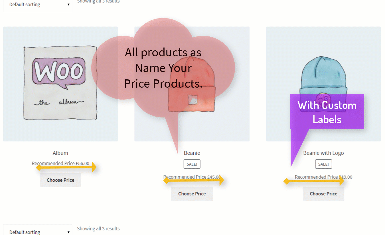 WooCommerce Nennen Sie Ihren Preis