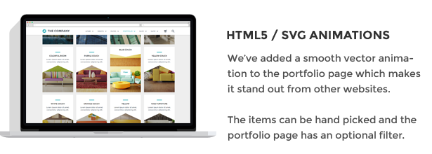 Html5 Svg Portfolio Animation