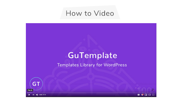 GuTemplate - Pro Templates Library für WordPress - 2