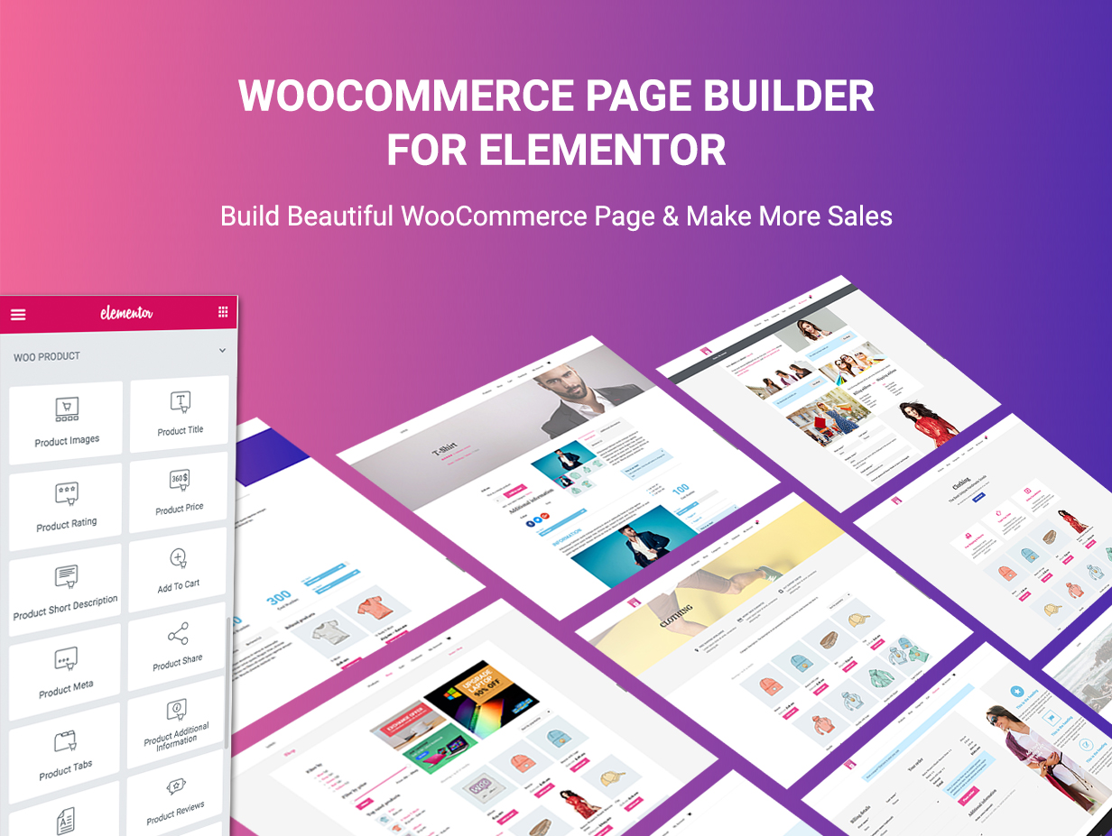 WooCommerce Page Builder für Elementor - 1
