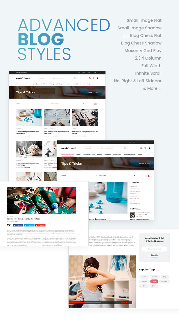 MadebyHand | eCommerce WordPress Theme
