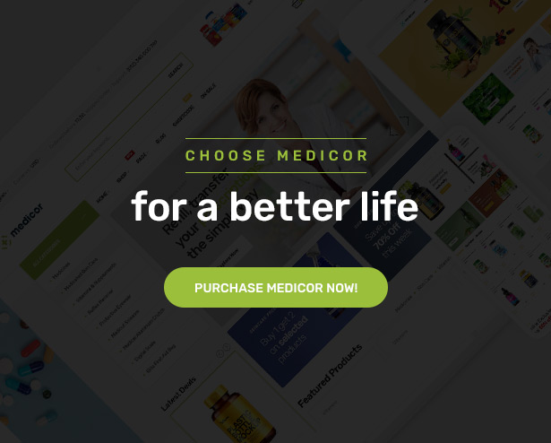 Medicor - Medizinische Klinik & Apotheke WooCommerce WordPress Theme