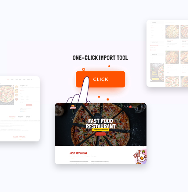 Foodo Ein-Klick-Fast-Food-Restaurant WordPress Theme