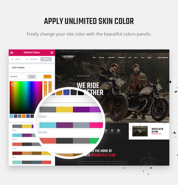 Lex Rider ist ein voll ansprechendes Biker- und Motorrad-WordPress-Theme