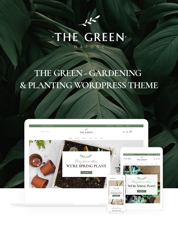 Das Green - Zimmerpflanzen & Garten WordPress Theme
