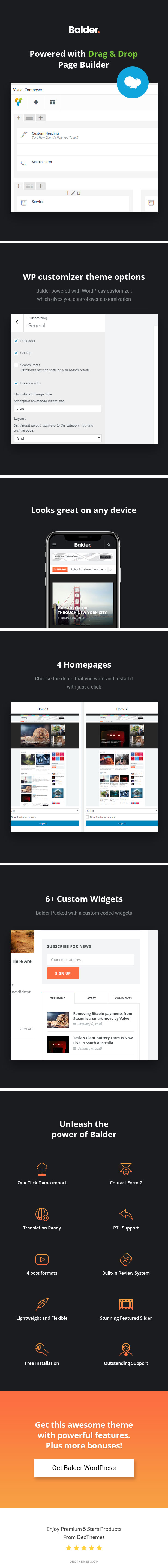 Balder - Modern Magazine WordPress Theme - 1