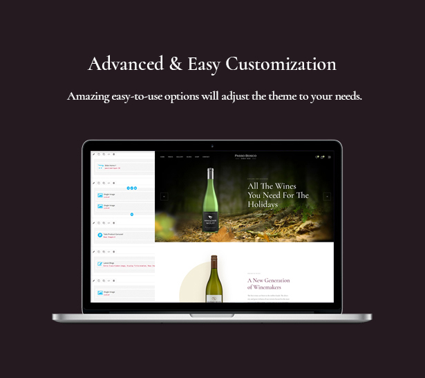 Passo Bosco ist ein Wein & Weingut WordPress