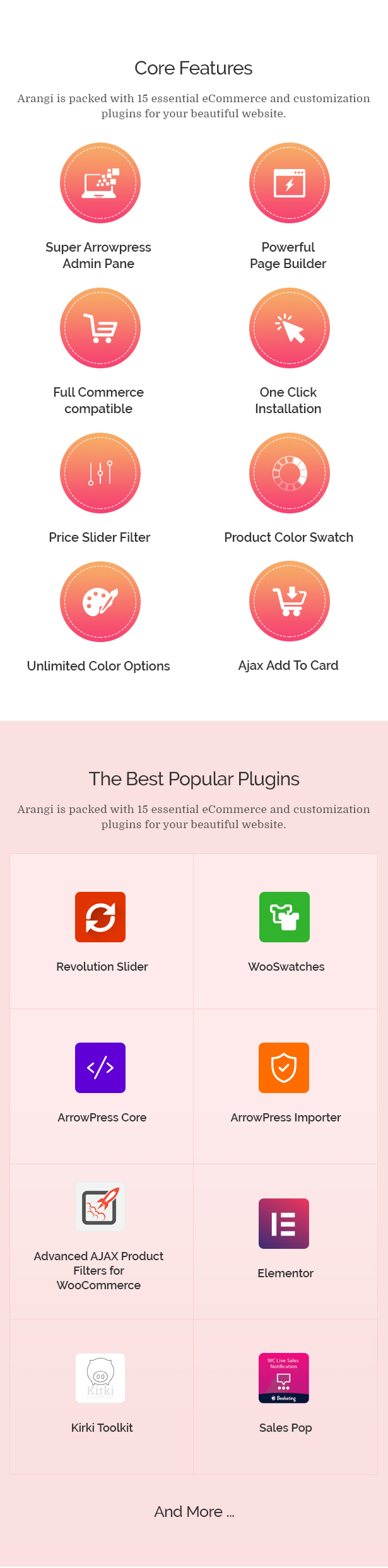 Arangi - Organic WooCommerce Theme