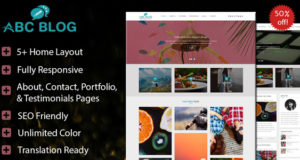 Abcblog – WordPress Blog und Magazine Vorlage