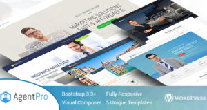 Agentpro – Exclusive Agents / Agentur Landing Page Template