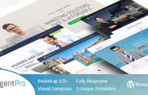Agentpro – Exclusive Agents / Agentur Landing Page Template