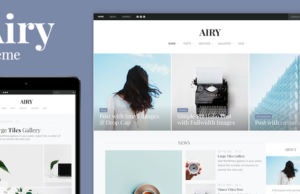 Airy – Flexibles WordPress-Template für Blogs und Magazine