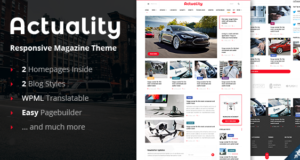Aktualität – Blog & Magazin WordPress Vorlage