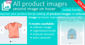 Alle Produktbilder oder das zweite Bild (Rollover) beim Hover