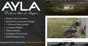 Ayla – Responsives WordPress-Blog-Template