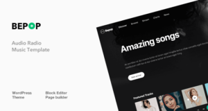 Bepop - Non-Stop-Musik-WordPress-Template