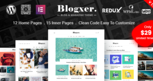 Blogxer – Blog & Magazin WordPress Template