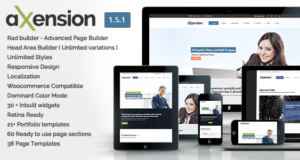 Business-Mehrzweck-Thema – Axension