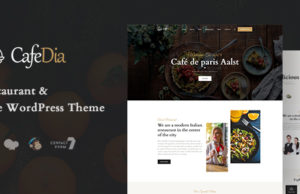 CafeDia – Restaurant WordPress Layout