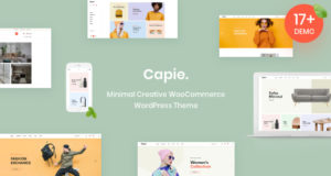 Capie - Minimales kreatives WordPress-Vorlage für WooCommerce