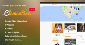 Clementine – Sauberes WordPress-Blog-Layout
