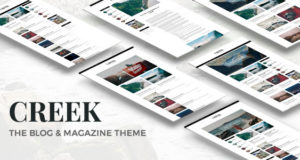 Creek – Klassisch elegantes Magazin WordPress Template