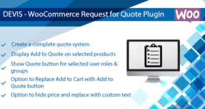 Devis – WooCommerce Angebotsanfrage Plugin, Hide Price & Cart