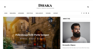 Dhaka – Responsive WordPress Blog Template