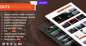 Dots Magazine – Mehrzweck-WordPress-News