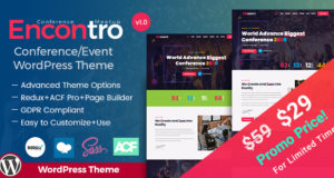 Encontro – Konferenz & Meetup Event WordPress Layout